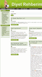 Mobile Screenshot of diyetrehberimiz.com