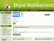 Tablet Screenshot of diyetrehberimiz.com